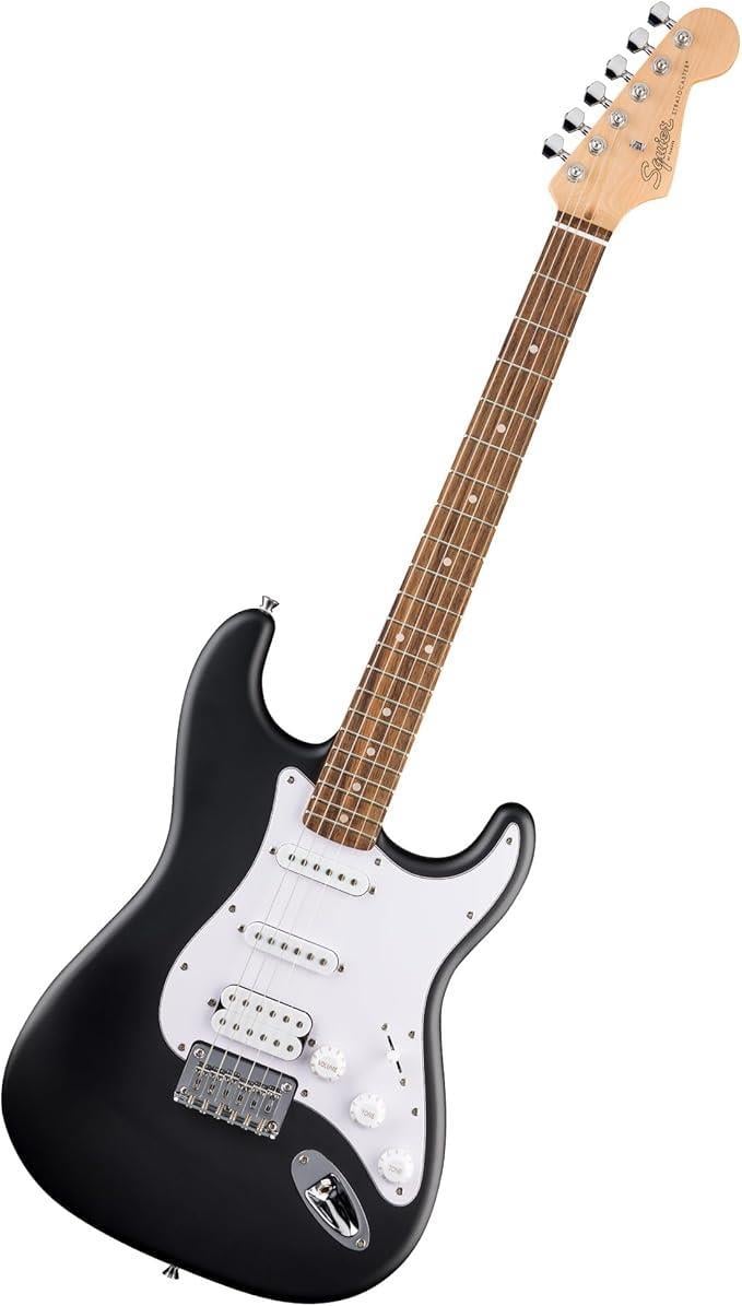 Squier Debut Stratocaster HSS Sabit Köprü Laurel Klavye Black Elektro Gitar