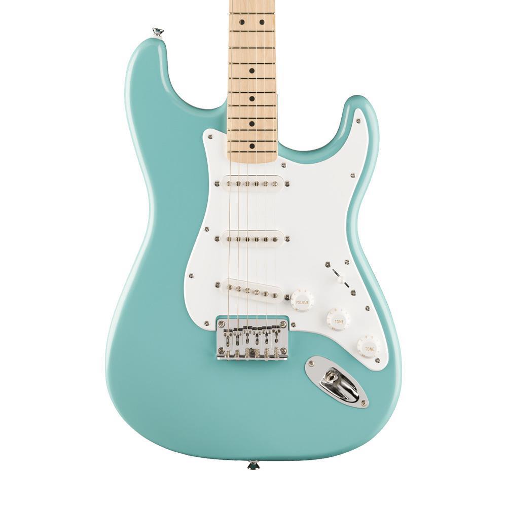 Squier FSR Sonic Stratocaster Akçaağaç Klavye WPG Tropical Turquoise Elektro Gitar