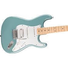 Squier FSR Sonic Stratocaster HSS Akçaağaç Klavye WPG Sonic Gray Elektro Gitar