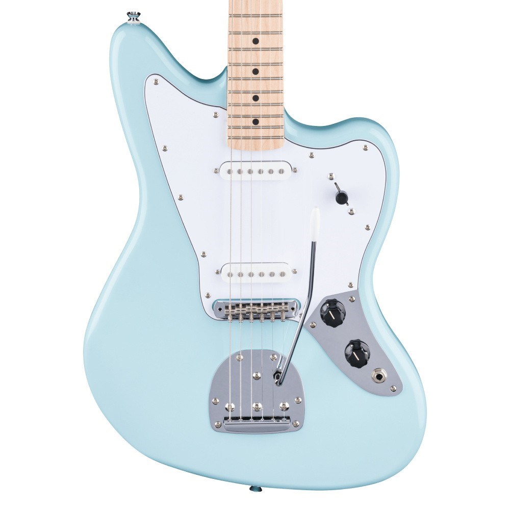 Squier Limited Edition Affinity Jaguar Laurel Klavye WPG Daphne Blue Elektro Gitar
