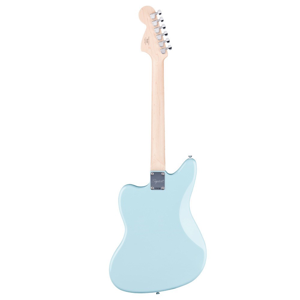Squier Limited Edition Affinity Jaguar Laurel Klavye WPG Daphne Blue Elektro Gitar