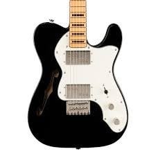 Squier Limited Edition Classic Vibe 70s Telecaster Thinline Akçaağaç Klavye Block Bound PPG Black Elektro Gitar