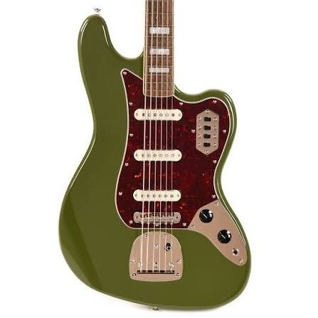 Squier Limited Edition Classic Vibe Bass VI Laurel Klavye TSP Olive 6 Telli Bas Gitar