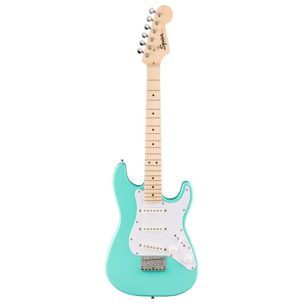 Squier Mini Stratocaster Akçaağaç Klavye Sea Foam Green Elektro Gitar