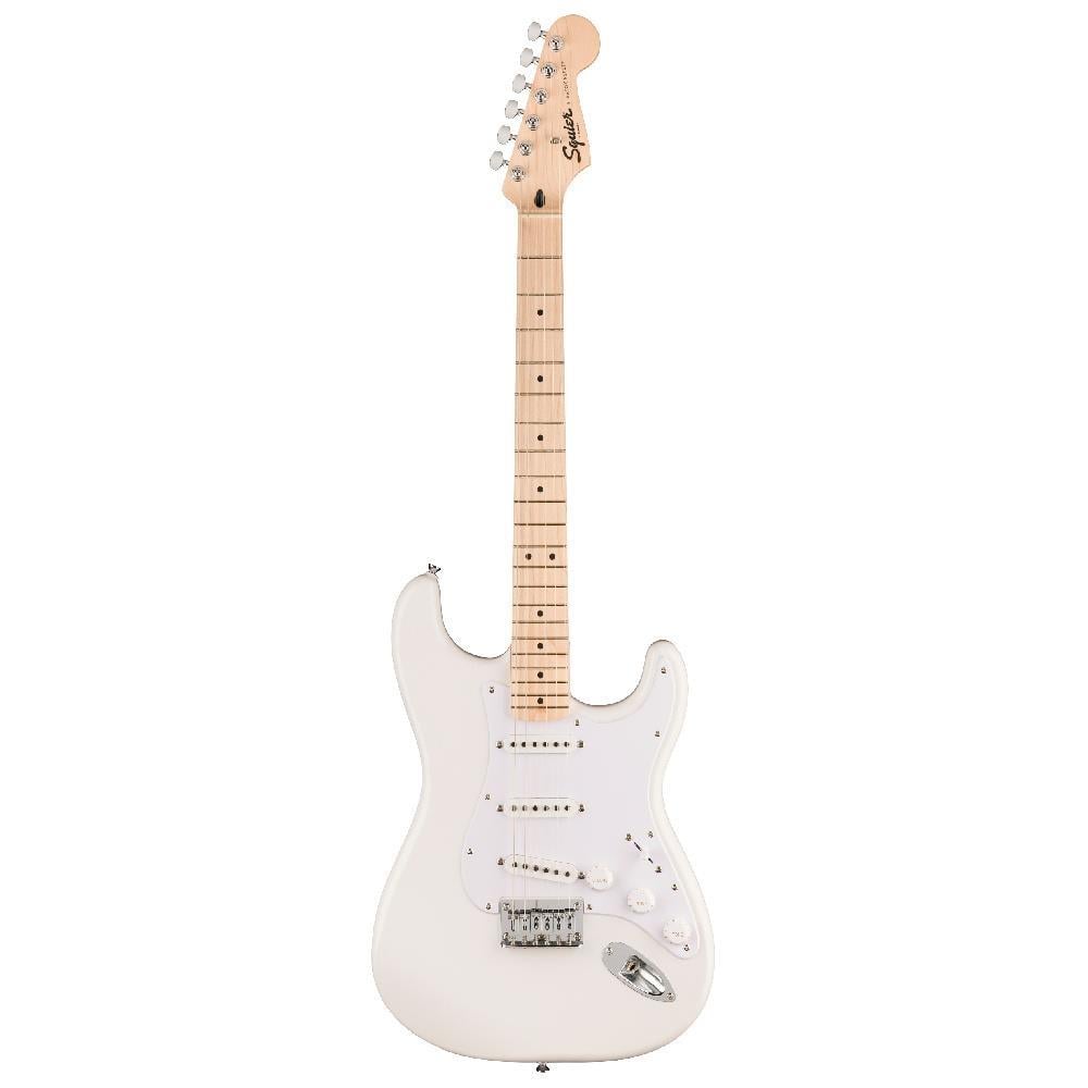 Squier Sonic Stratocaster Hard Tail Akçaağaç Klavye WPG Arctic White Elektro Gitar