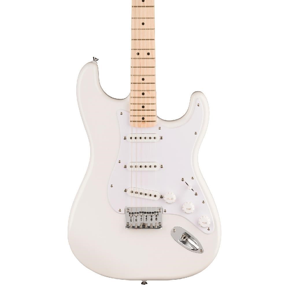 Squier Sonic Stratocaster Hard Tail Akçaağaç Klavye WPG Arctic White Elektro Gitar