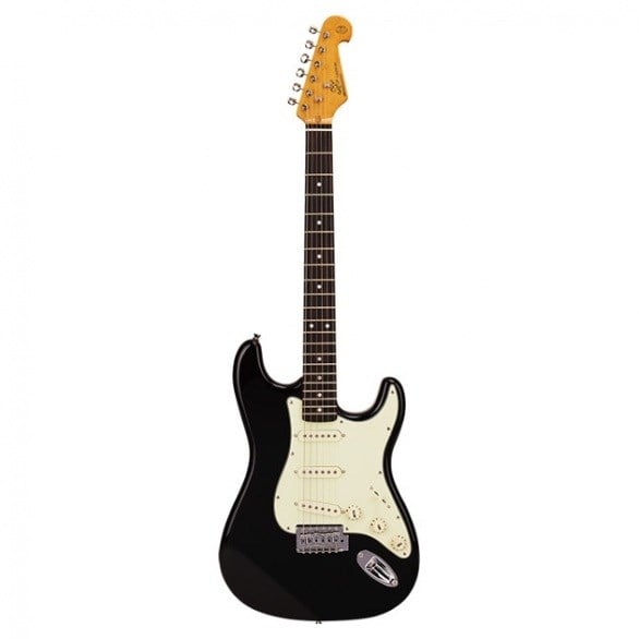 SX SST62 3/4 Elektro Gitar (Siyah)