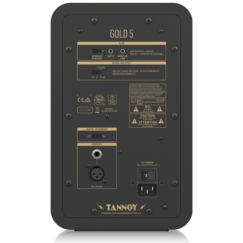TANNOY Gold 5 Stüdyo Monitörü (Tek)