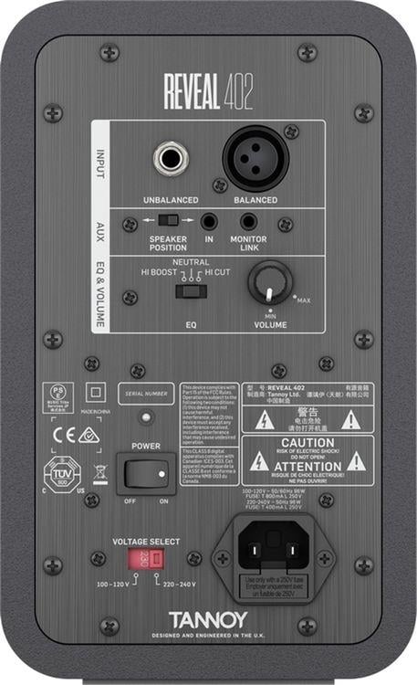 Tannoy Reveal 402 Stüdyo Monitörü (Tek)