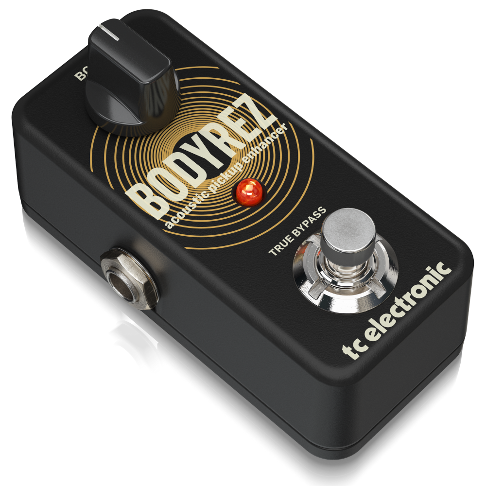 TC Electronic BODYREZ ACOUSTIC PICKUP ENHANCER Ultra-Compact Acoustic Guitar Pedal