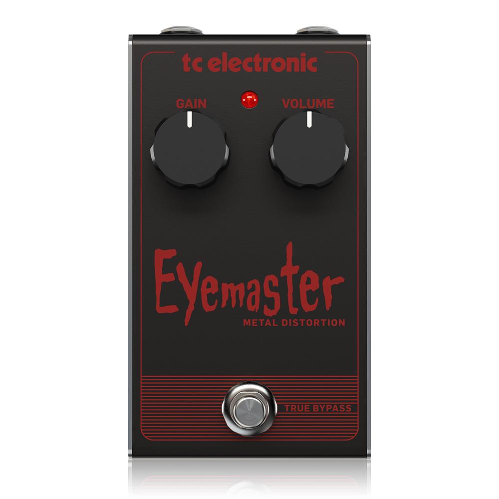 TC Electronic EYEMASTER METAL DISTORTION Skull-Pounding Metal Distortion Pedal