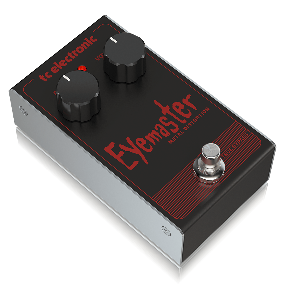 TC Electronic EYEMASTER METAL DISTORTION Skull-Pounding Metal Distortion Pedal