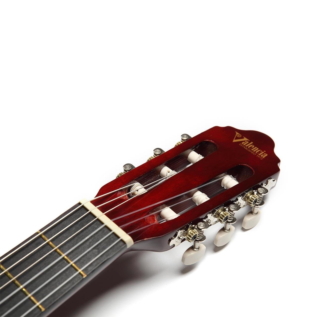 VALENCIA VC104TRDS KLASİK GİTAR, 4/4, KIRMIZI SUNBURST, SAP ÇELİKLİ