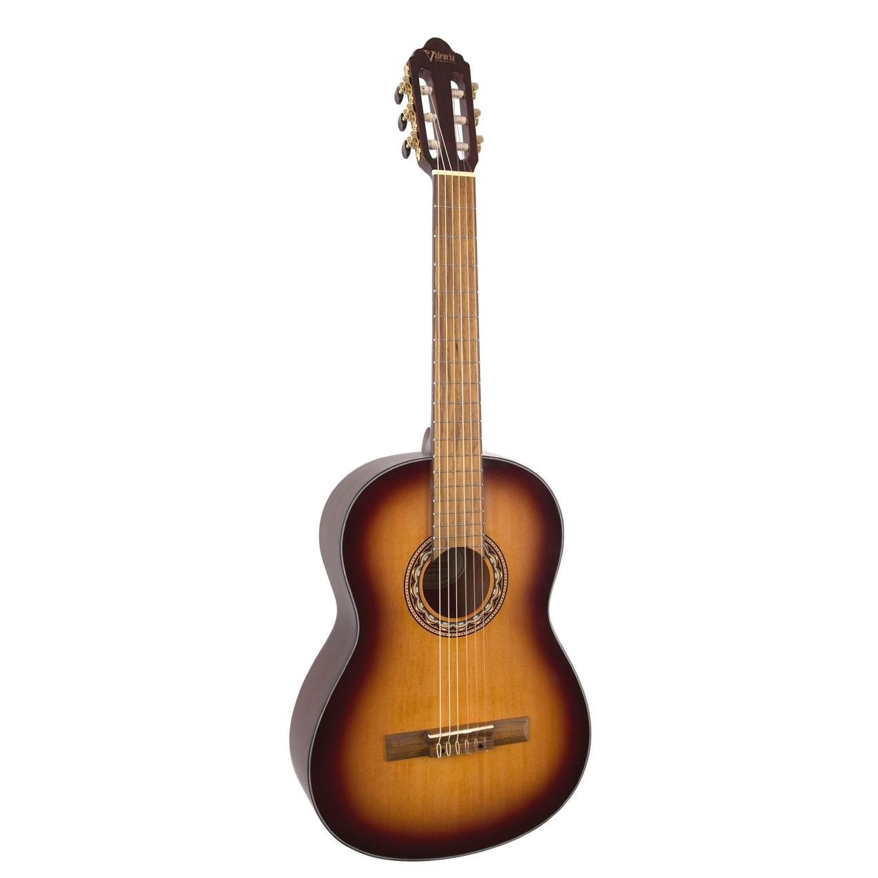 VALENCIA VC304ASB KLASİK GİTAR, 4/4, ANTİK SUNBURST MAT