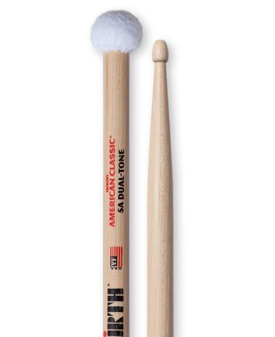 VICFIRTH V5ADT BAGET 5A DUAL-TONE, HICKORY, 0.565