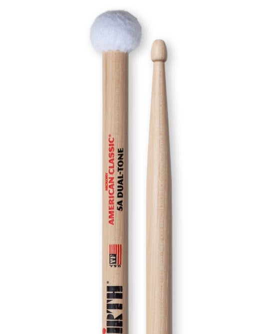 VICFIRTH V5ADT BAGET 5A DUAL-TONE, HICKORY, 0.565