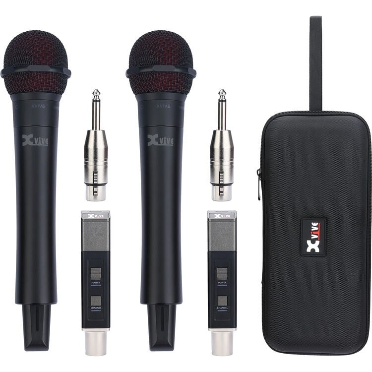 Xvive Audio M5D Çift Kablosuz El Mikrofonu Sistemi (5.8 GHz)