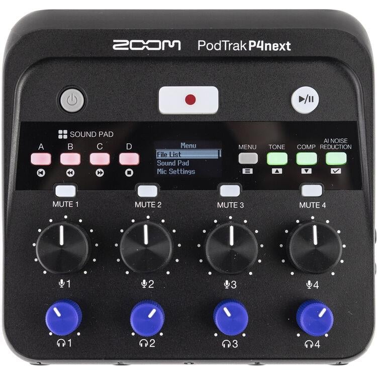 Zoom PodTrak P4next Taşınabilir Multitrack Podcast Kayıt Cihazı