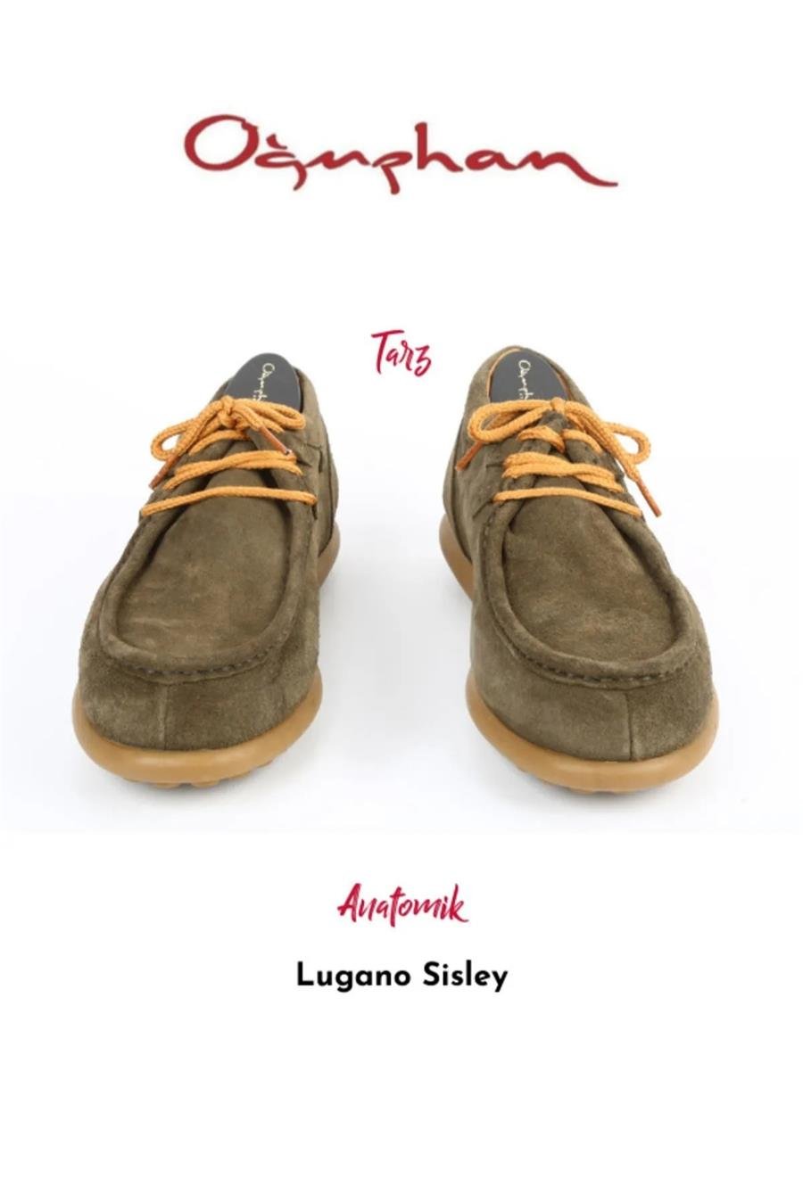 Lugano Sisley 1 Casual Erkek Ayakkabı Vizon Nubuck