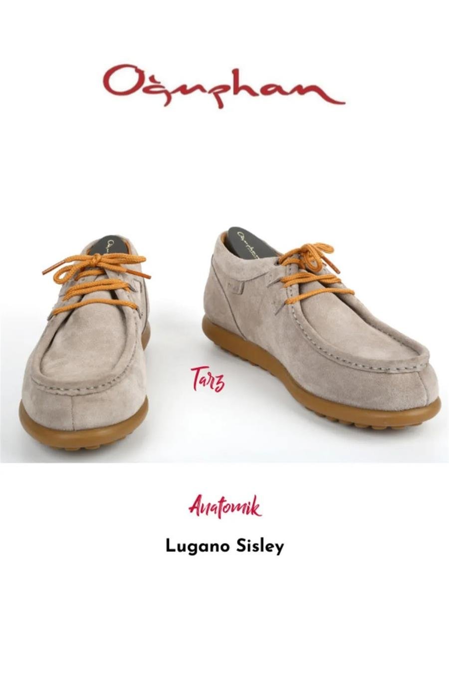 Lugano Sisley 1 Casual Erkek Ayakkabı Milk Nubuck