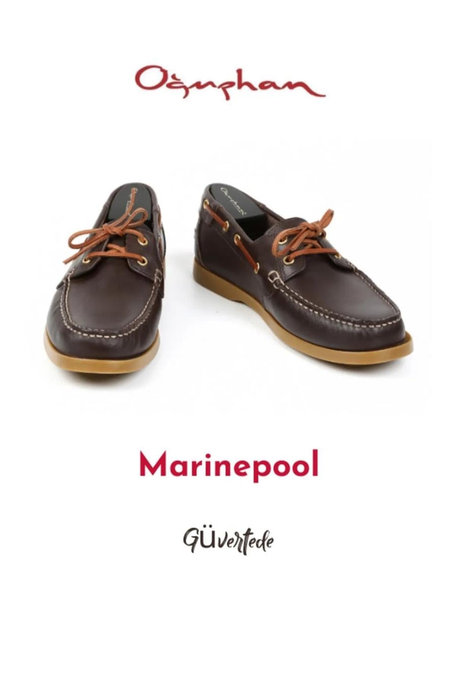 Marine 2 El Yapımı Tekne Ayakkabısı Dark Brown