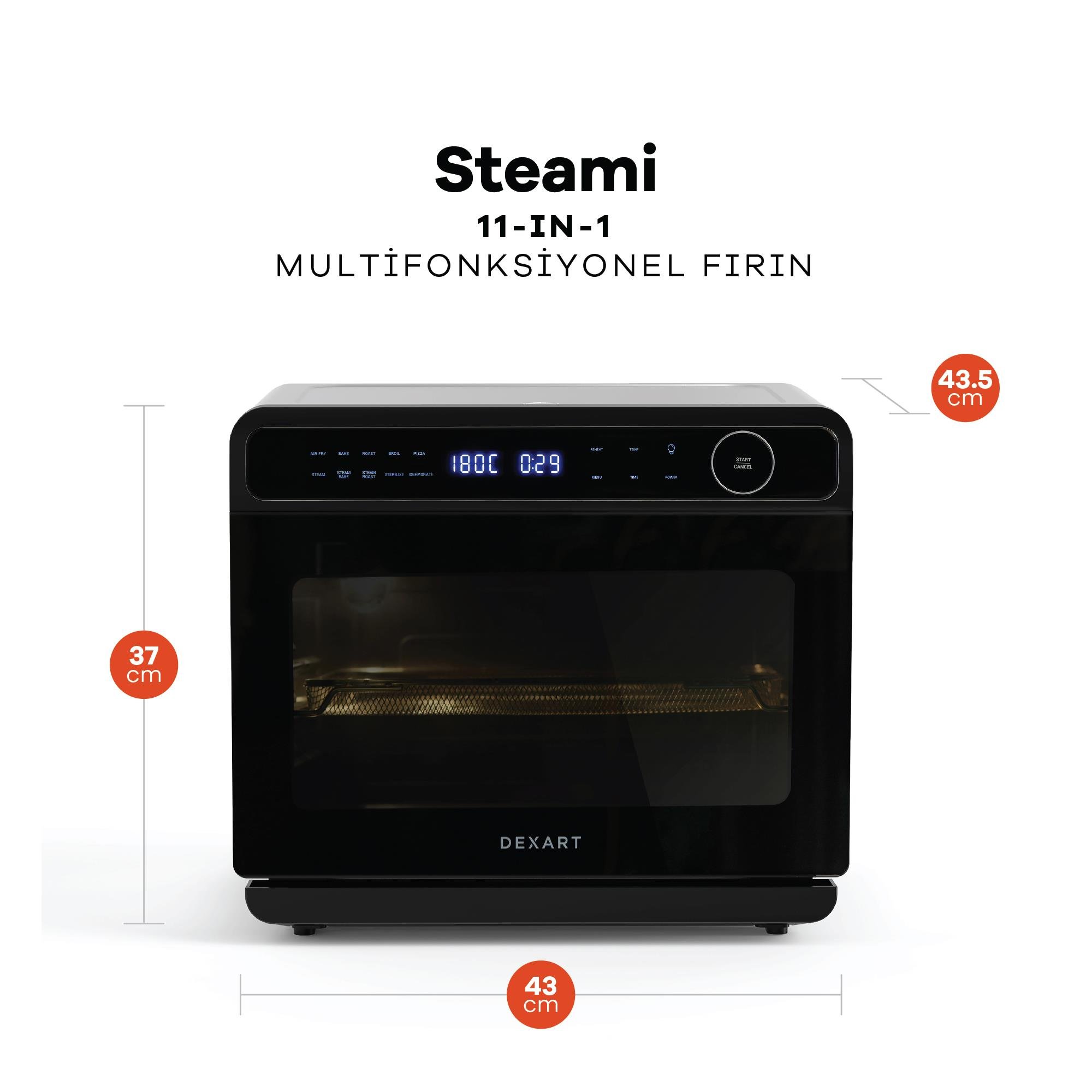 Steami 11-in-1 Multifunctional Buharlı Fırın