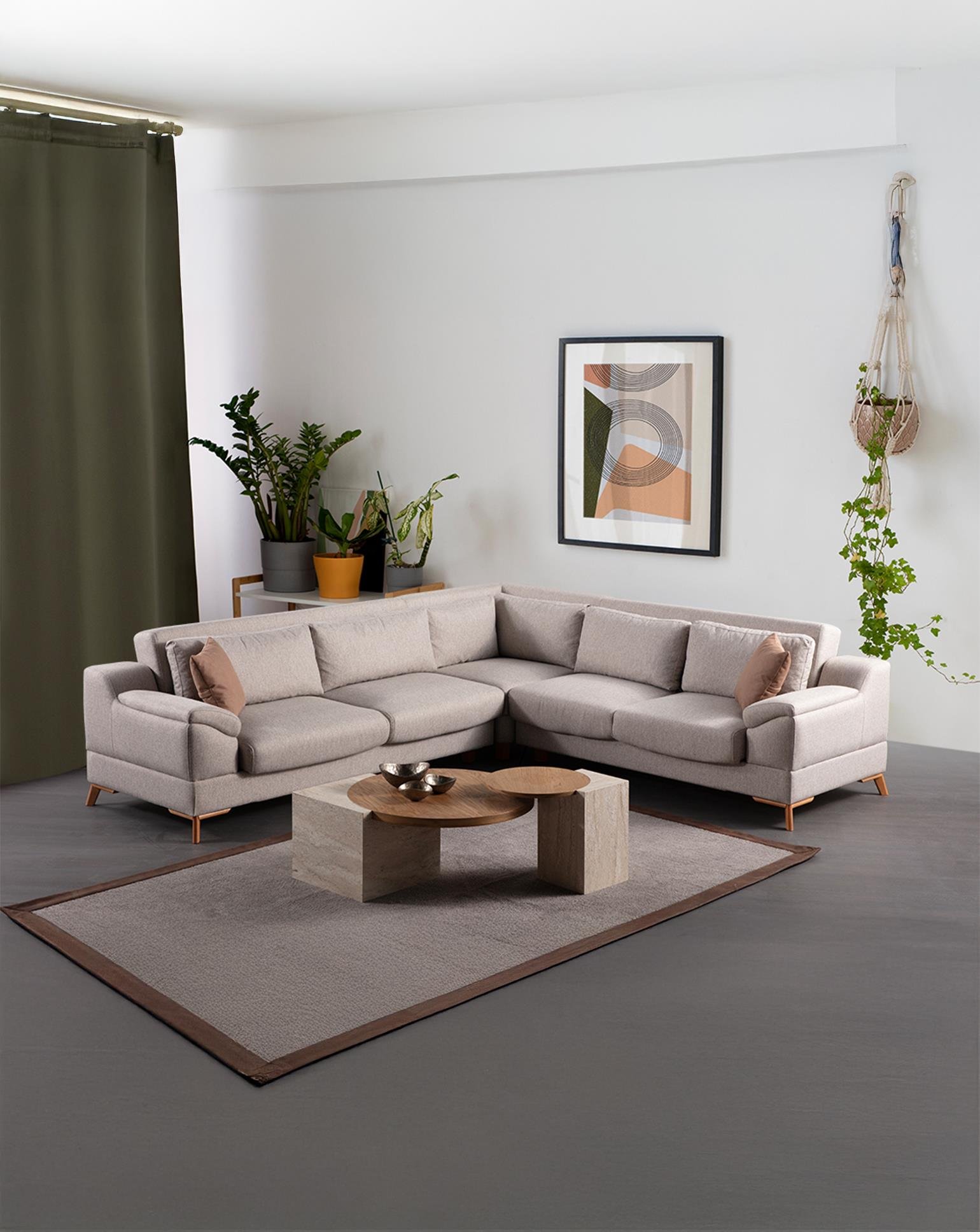 Aqua Yataklı Köşe Koltuk