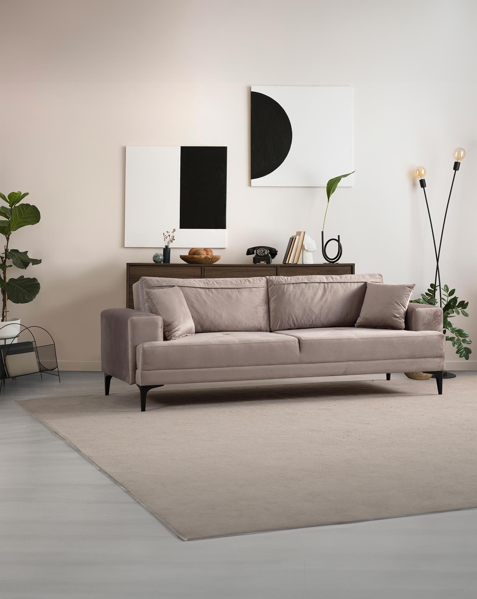 Astana Yataklı Üçlü Koltuk