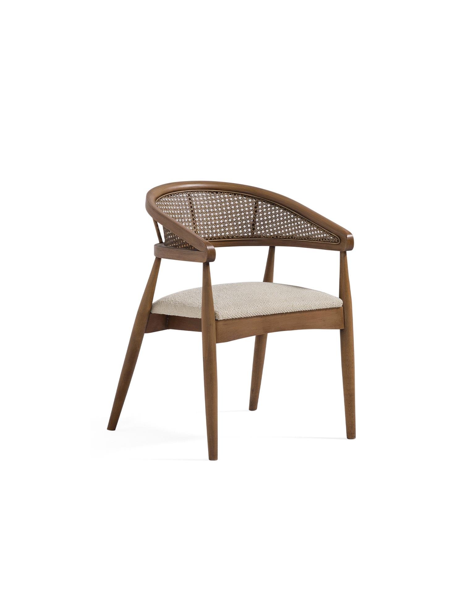 İnci Hasırlı Sandalye