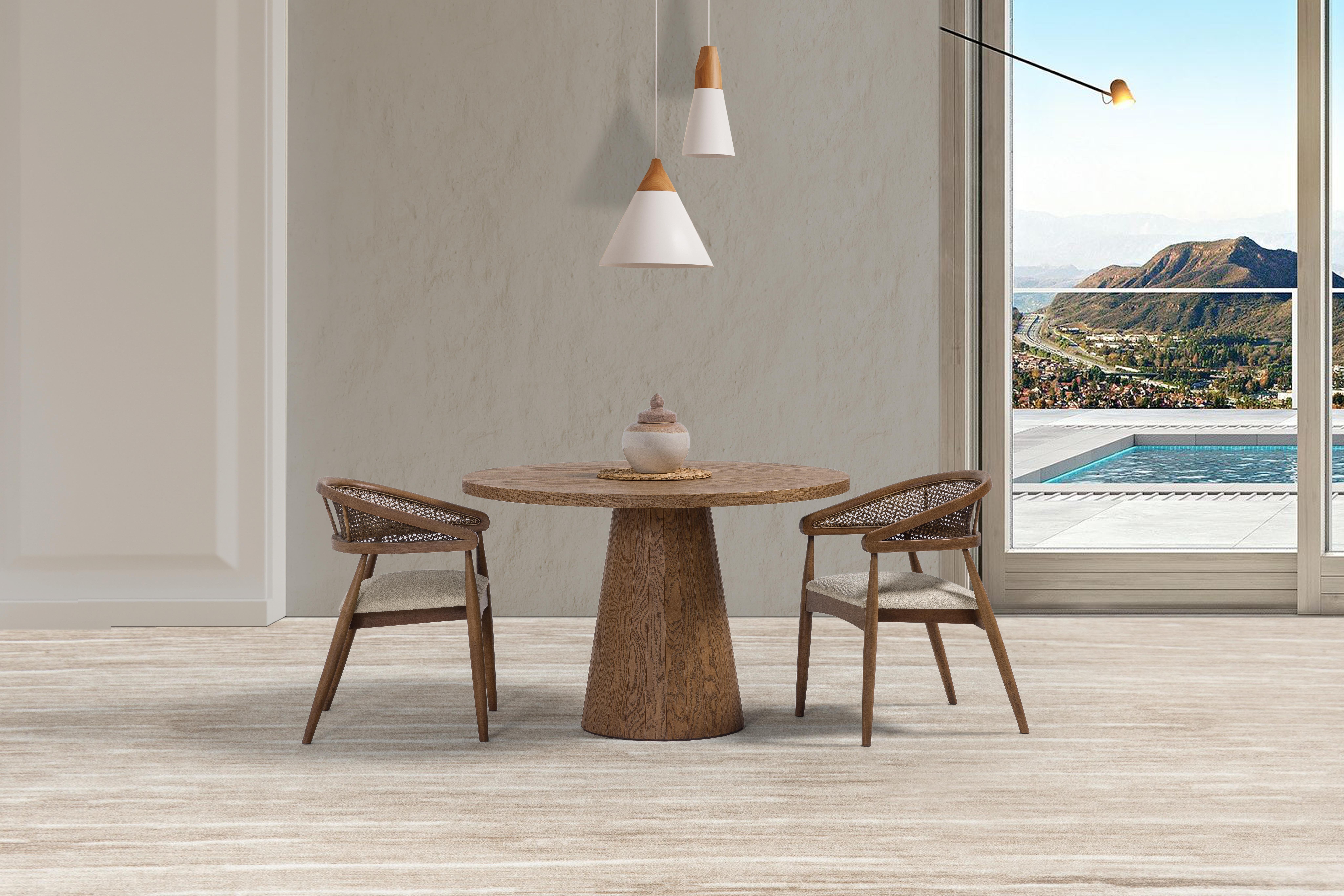 İnci Hasırlı Sandalye