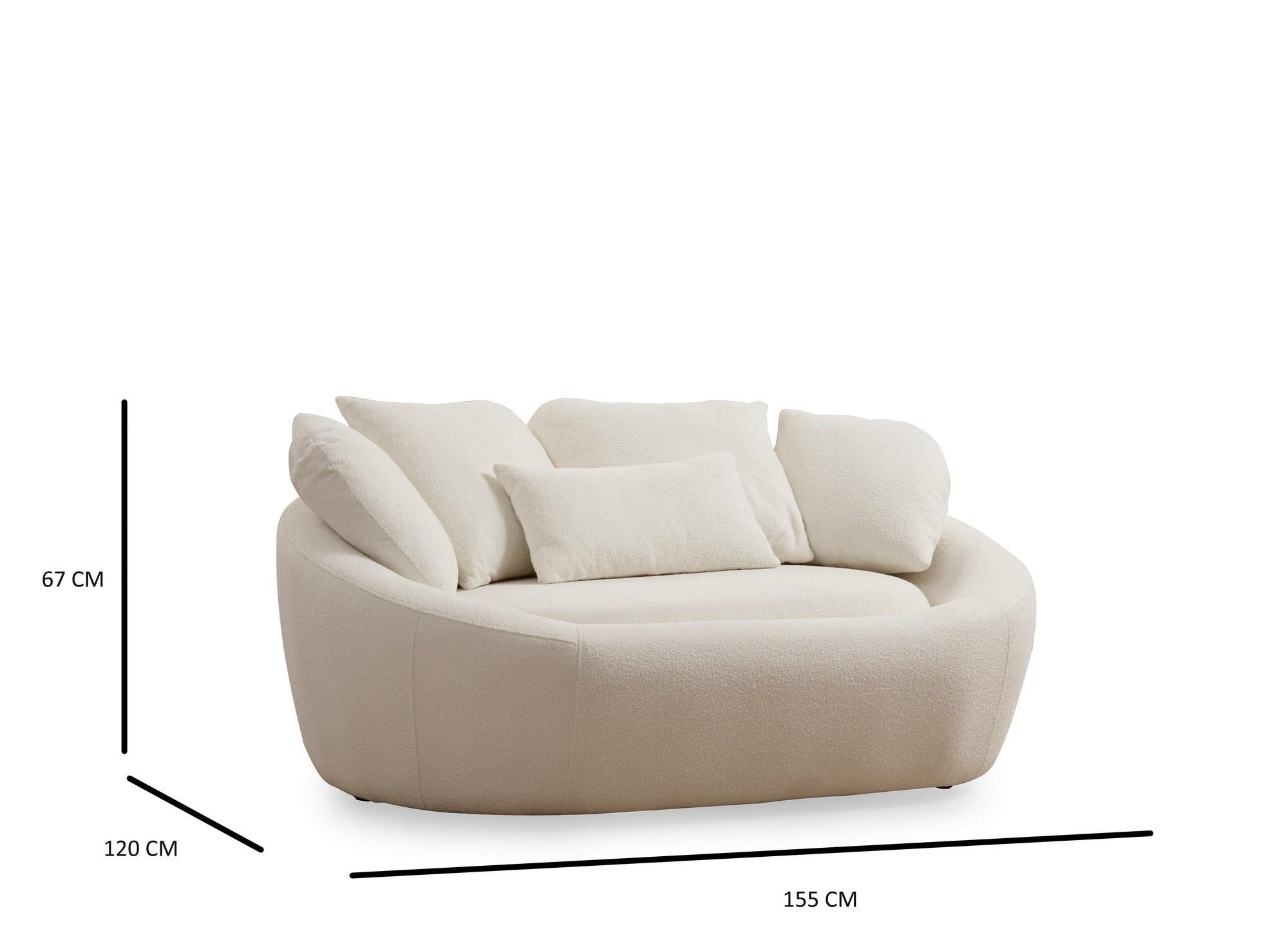 Midye Loveseat