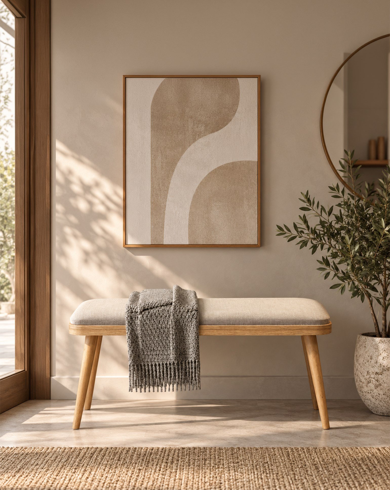 Vina Mini Bench Karina Meşe