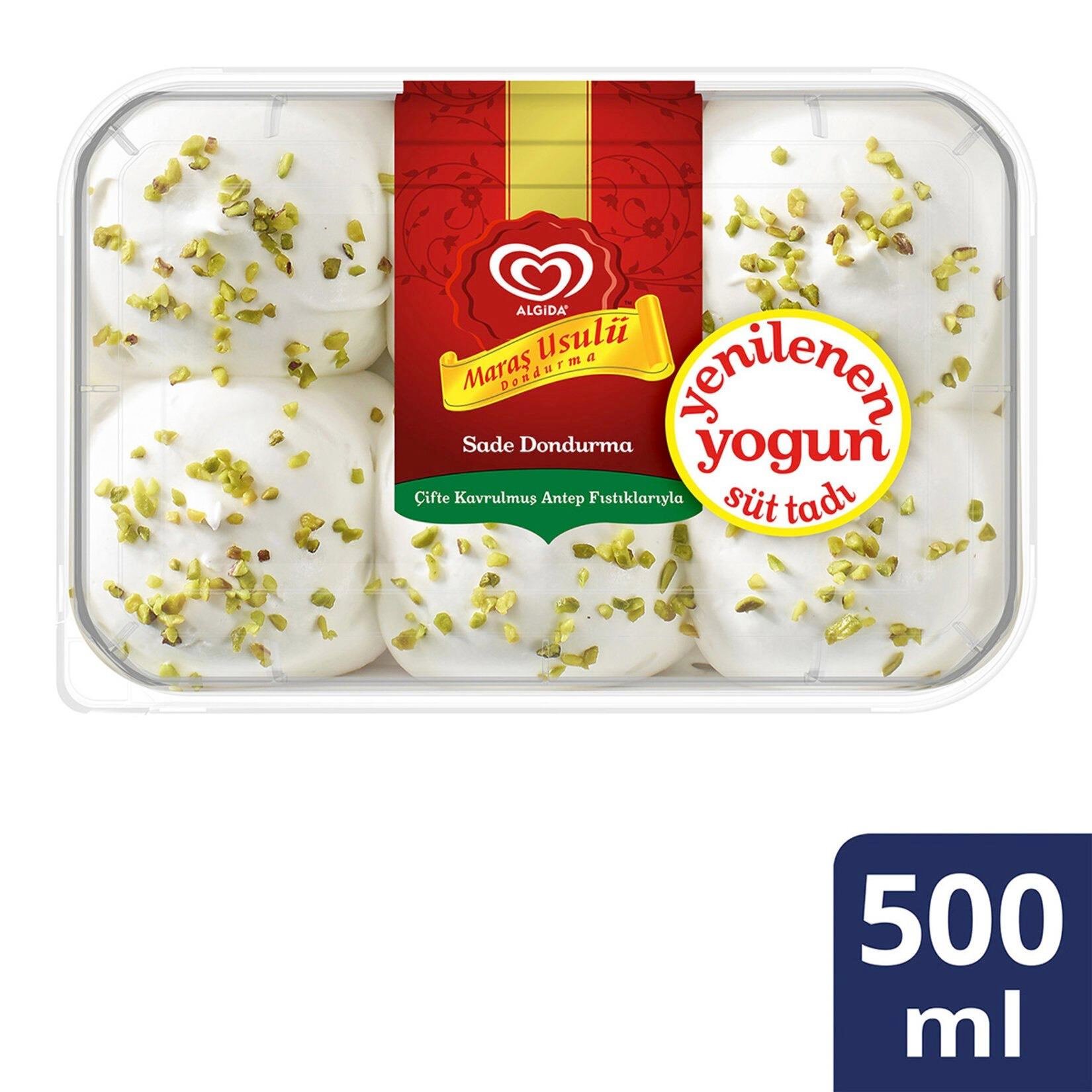 Algida Maraş Usulü Sade Dondurma 500 Ml