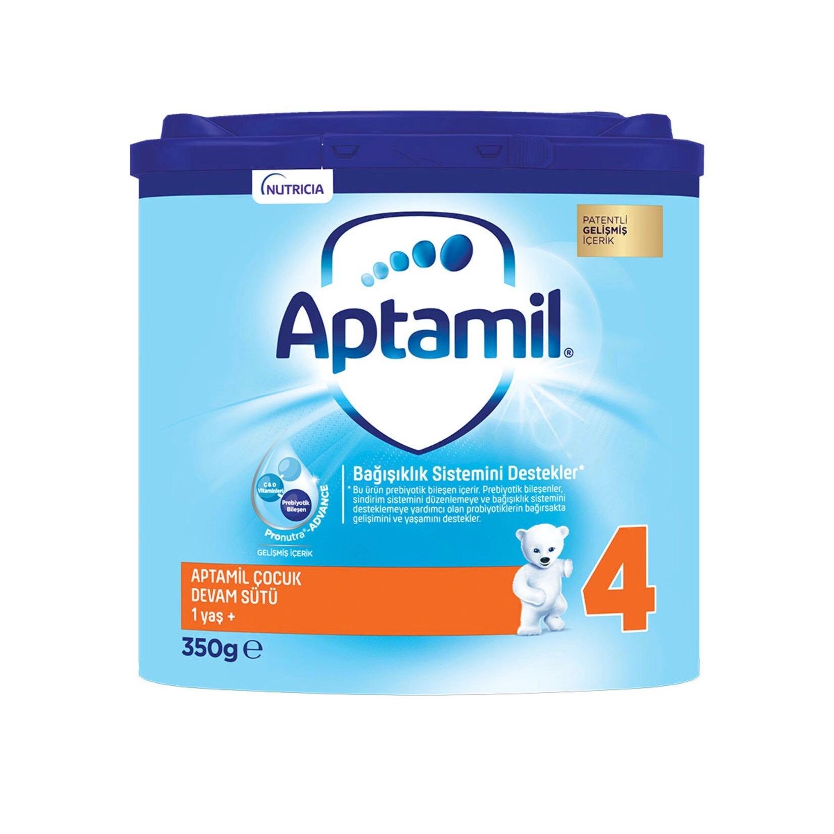 Aptamil 4 Çocuk Devam Sütü 350 G 1+ Yaş Akıllı Kutu