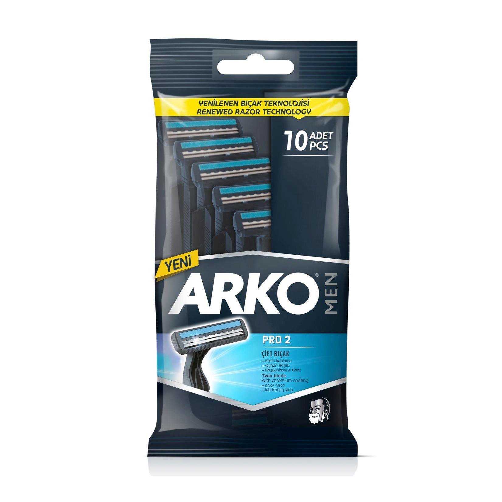Arko Men Tıraş Bıçağı Pro 2 10'lu