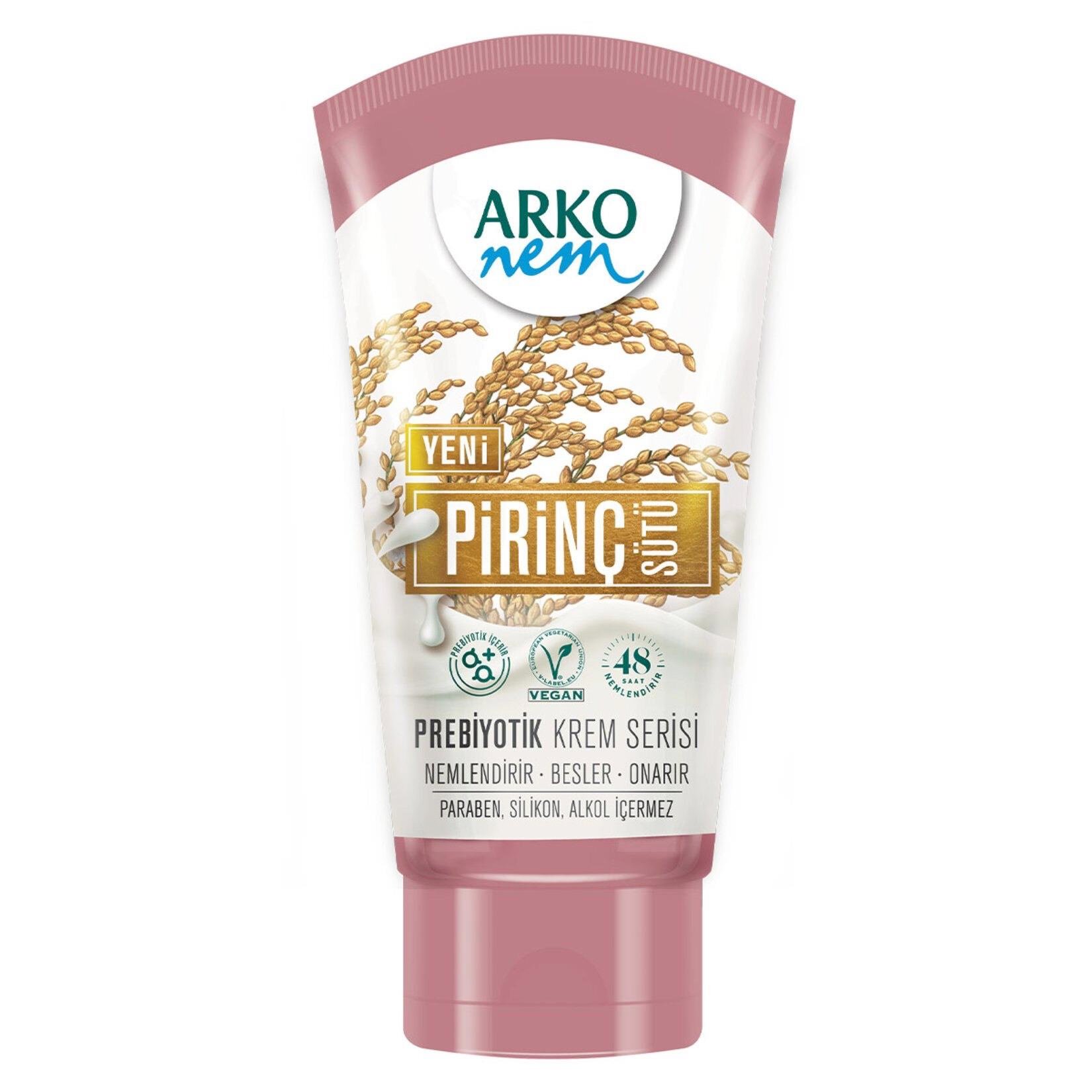 Arko Nem Pirinç Sütü Prebiyotik Krem Serisi 60 Ml
