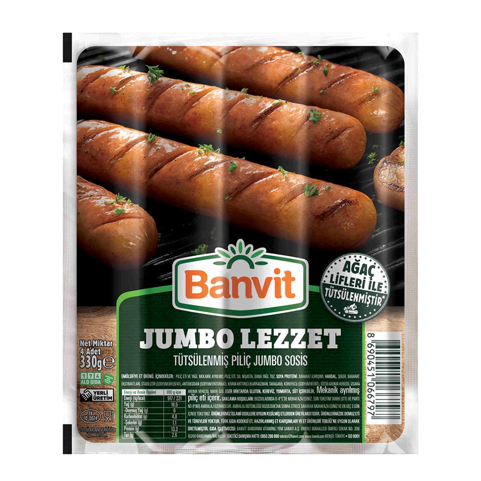 Banvit  Jumbo Sosis 330 G