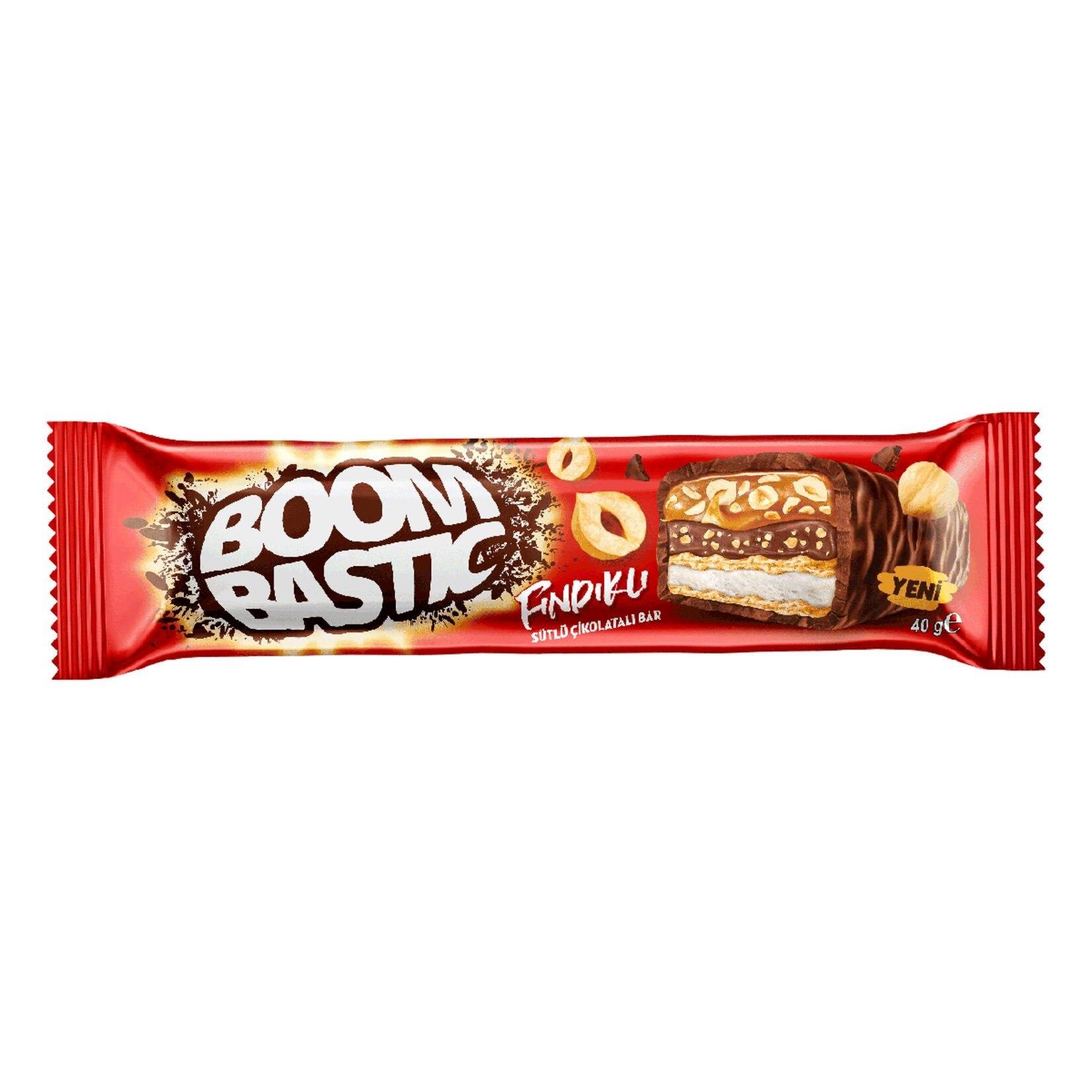 Boombastıc Fındıklı Sütlü Çikolatalı Bar Gofret 40g