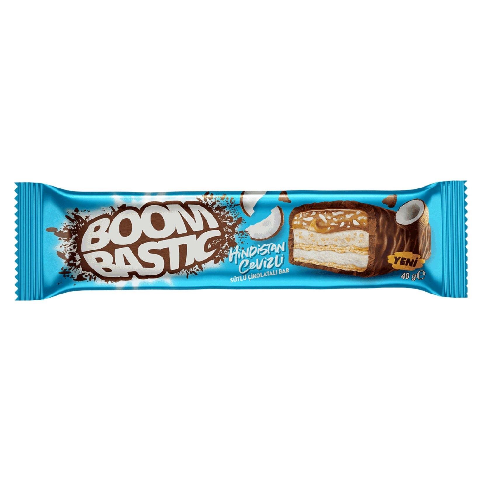 Boombastic Hindistan Cevizli Sütlü Çikolata Bar Gofret 40G