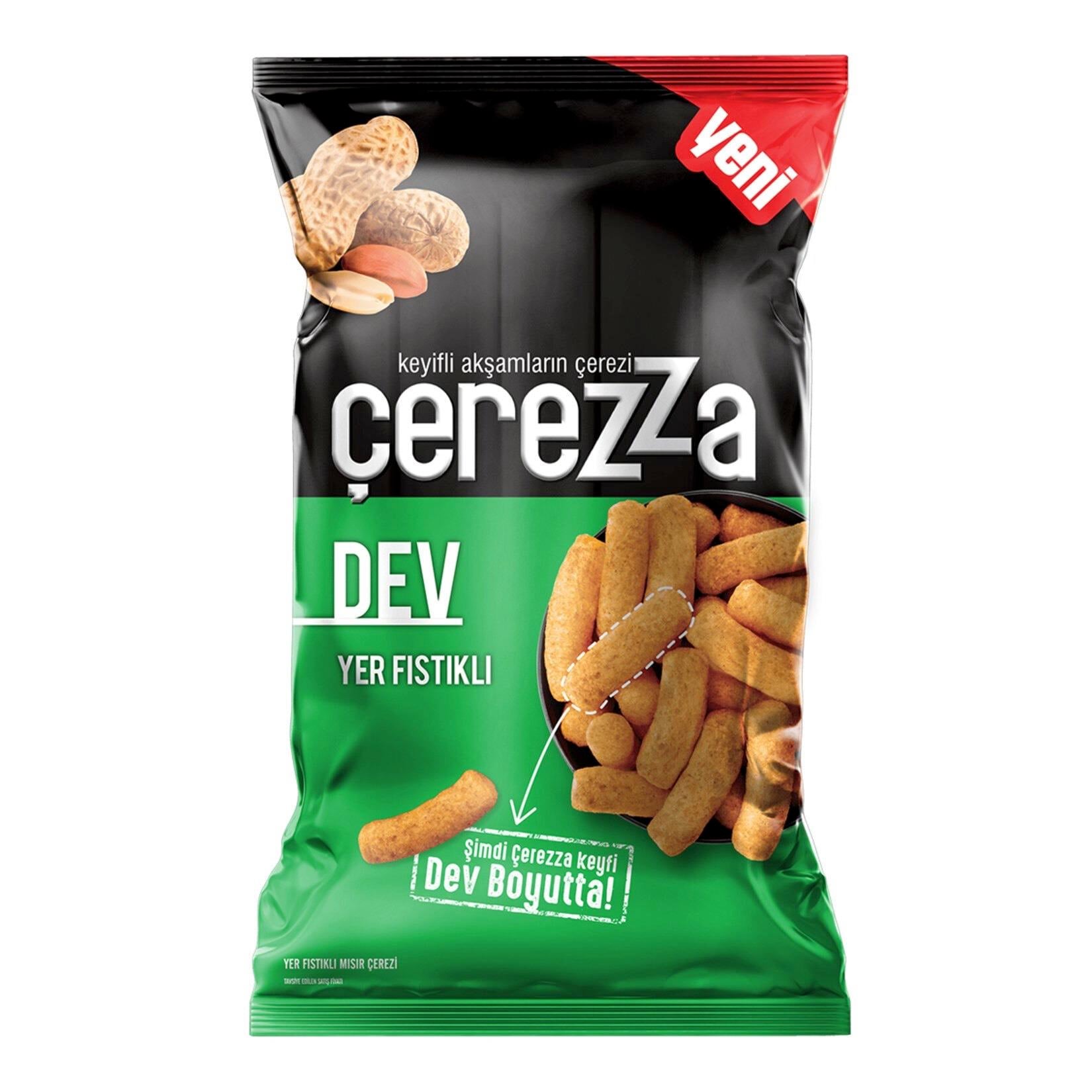 Çerezza Dev Yer Fıstıklı Mısır Çerezi 145 G