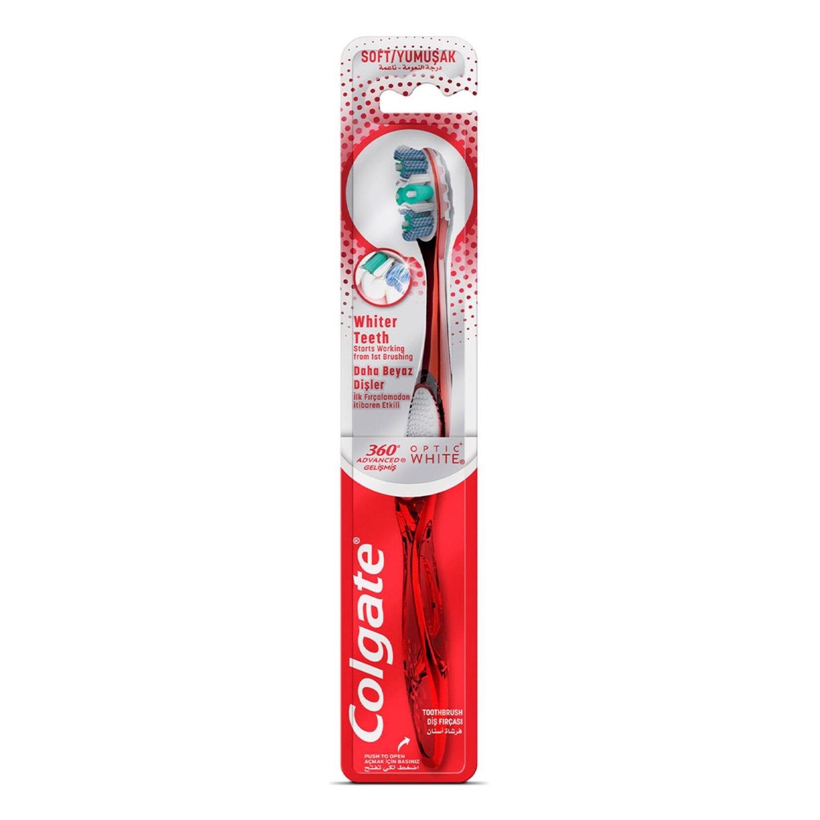 Colgate 360 Gelişmiş Optik Beyaz Yumuşak Diş Firçasi