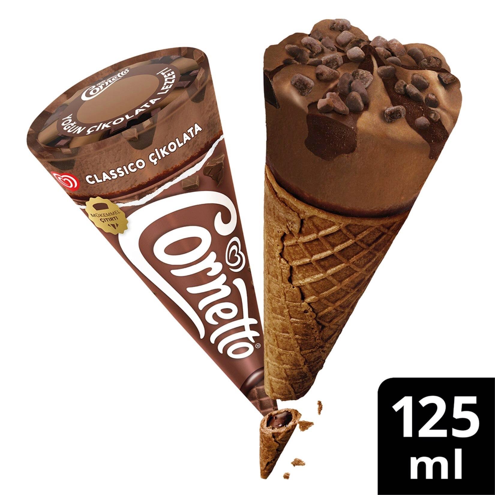 Cornetto Classico Çikolata Dondurma 125 Ml