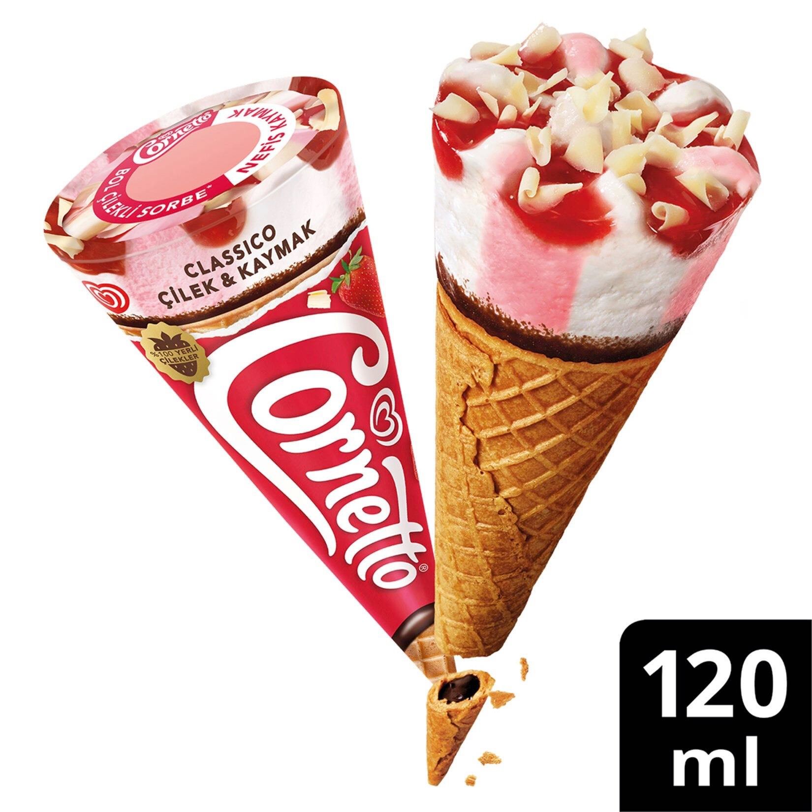 Cornetto Classico Çilek 120Ml