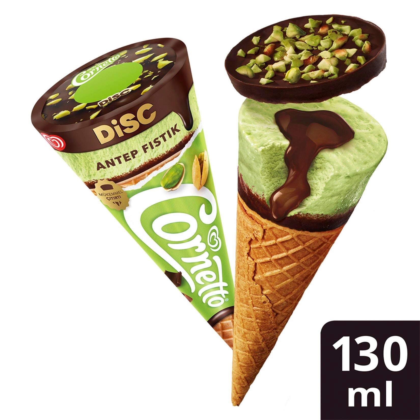Cornetto Disc Antep Fıstıklı - Çikolatalı 130Ml