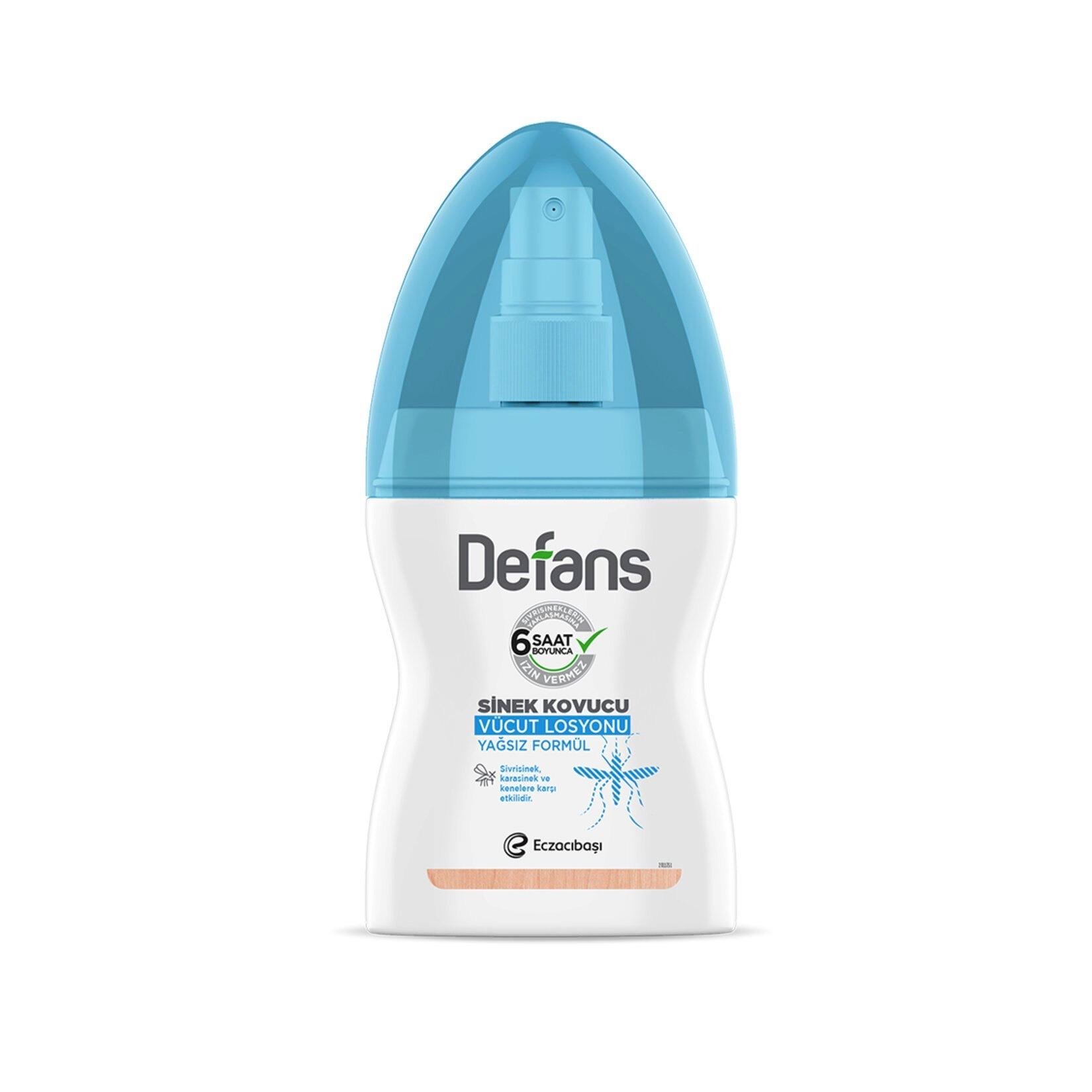 Defans Su Bazlı Sinek Kovucu Vücut Losyonu 100Ml