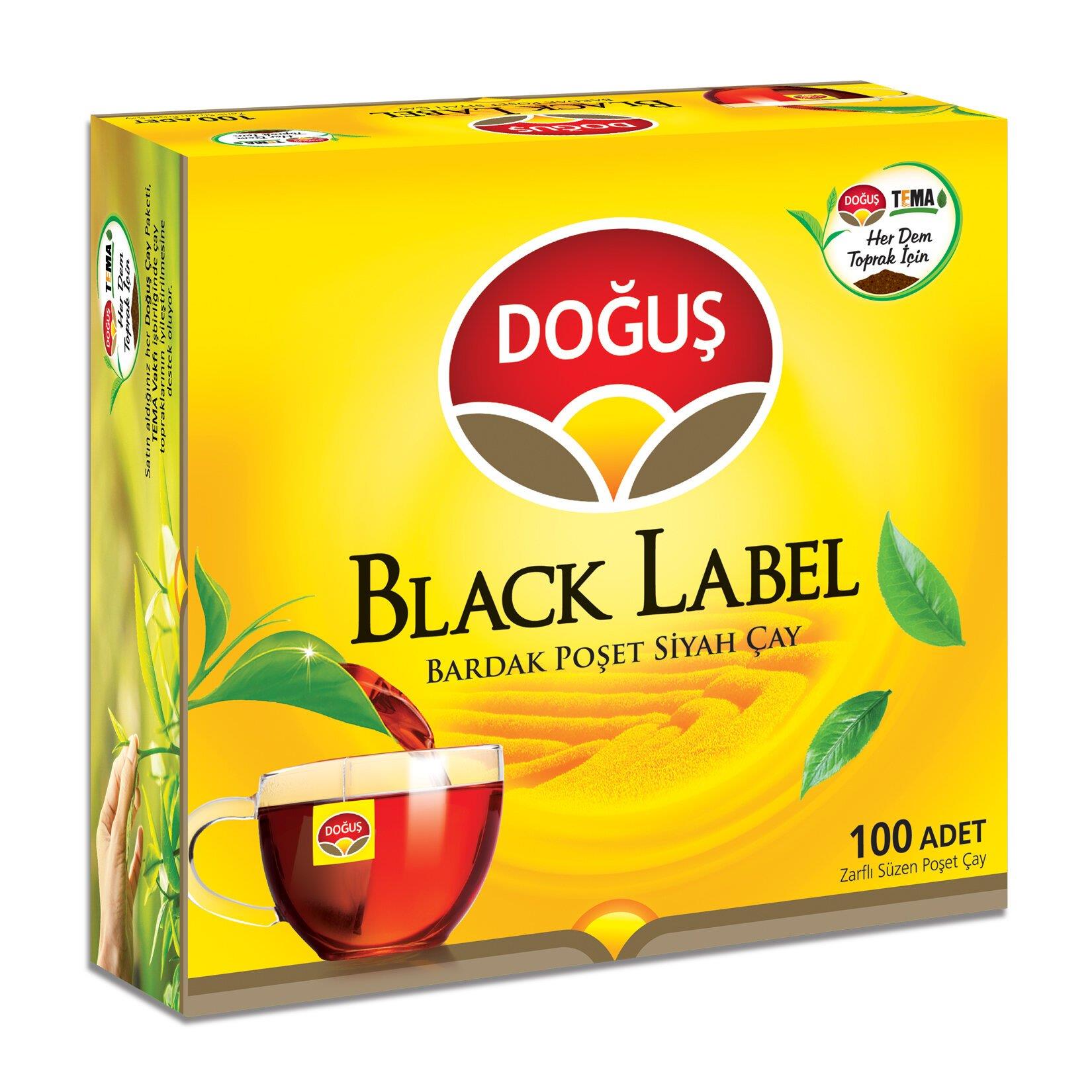 Doğuş Black Label Bardak Poşet Çay 100'Lü