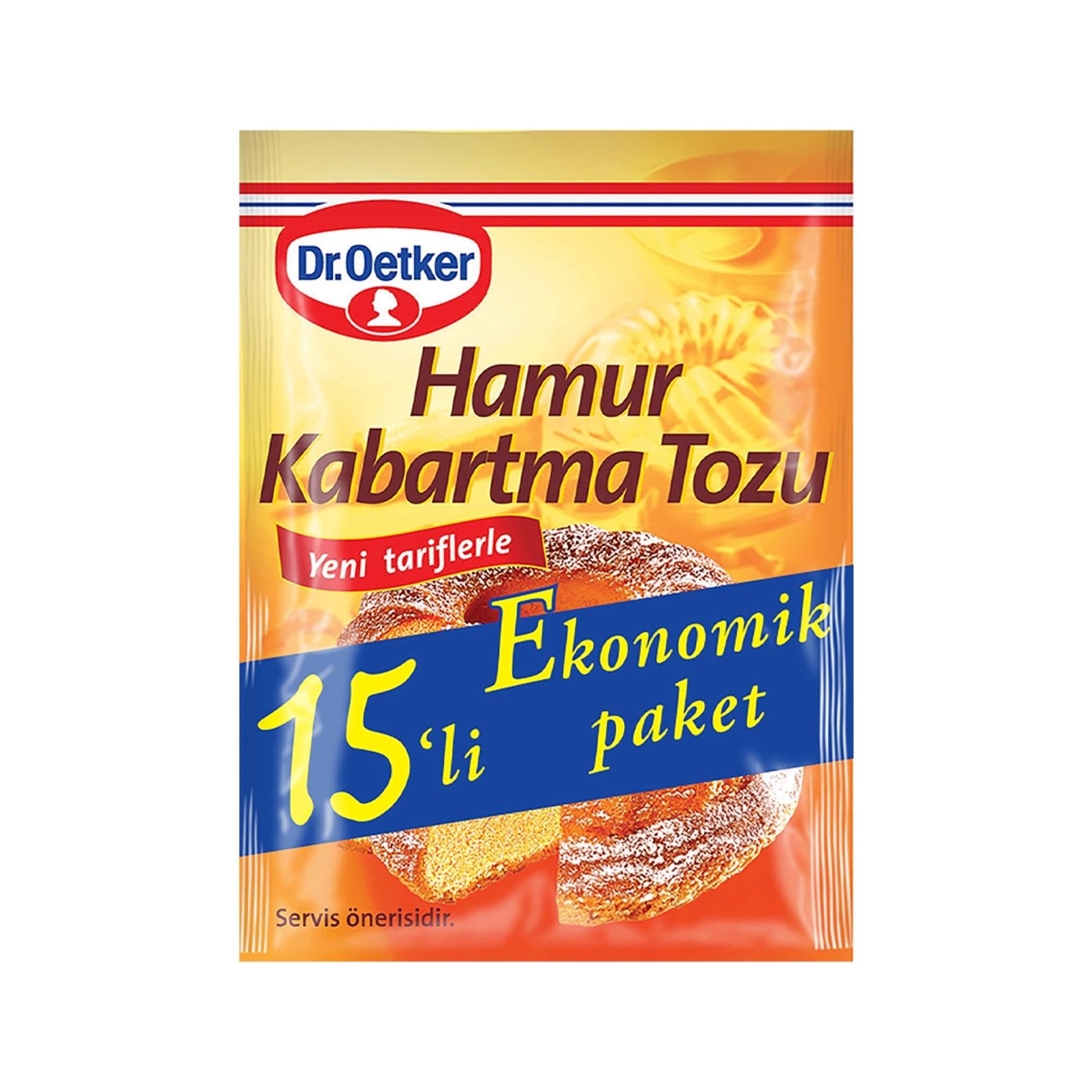 Dr.Oetker Hamur Kabartma Tozu 15'li Paket 150 G