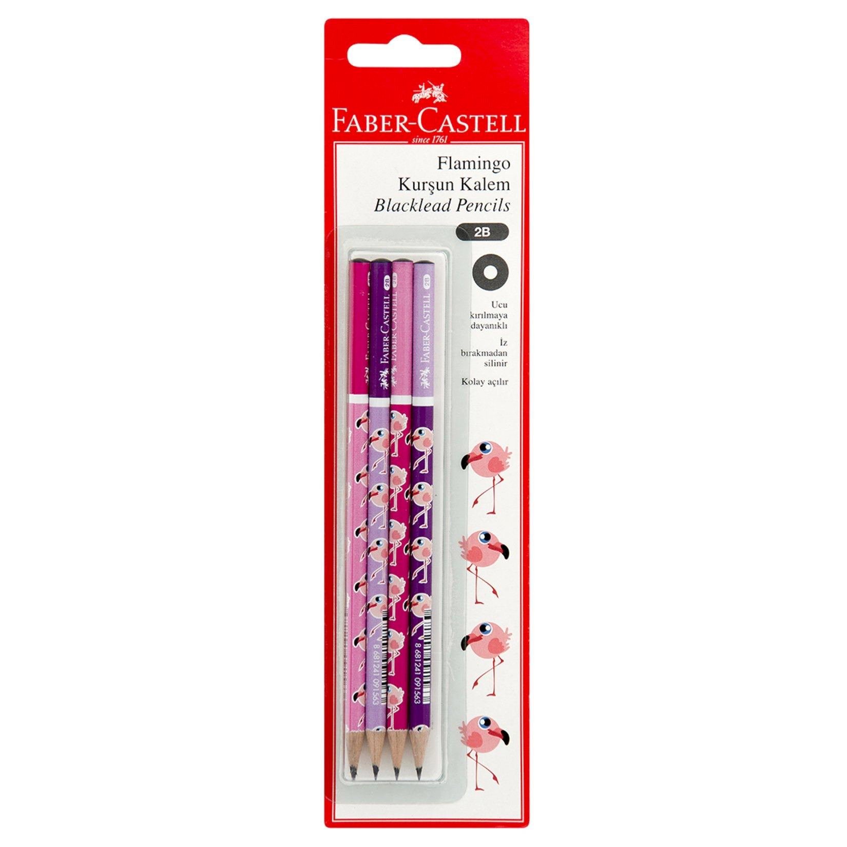 Faber Castell Bls Flamingo Kurşun Kalem 4'Lü