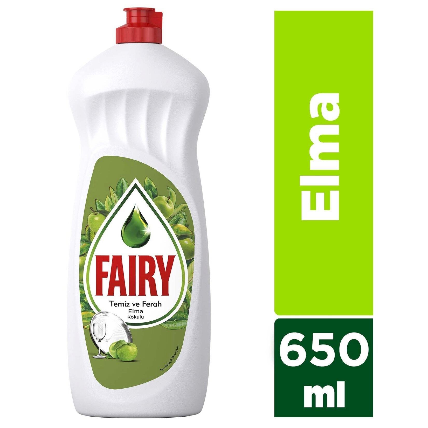 Fairy 650 ml Sıvı Bulaşık Deterjanı Elma