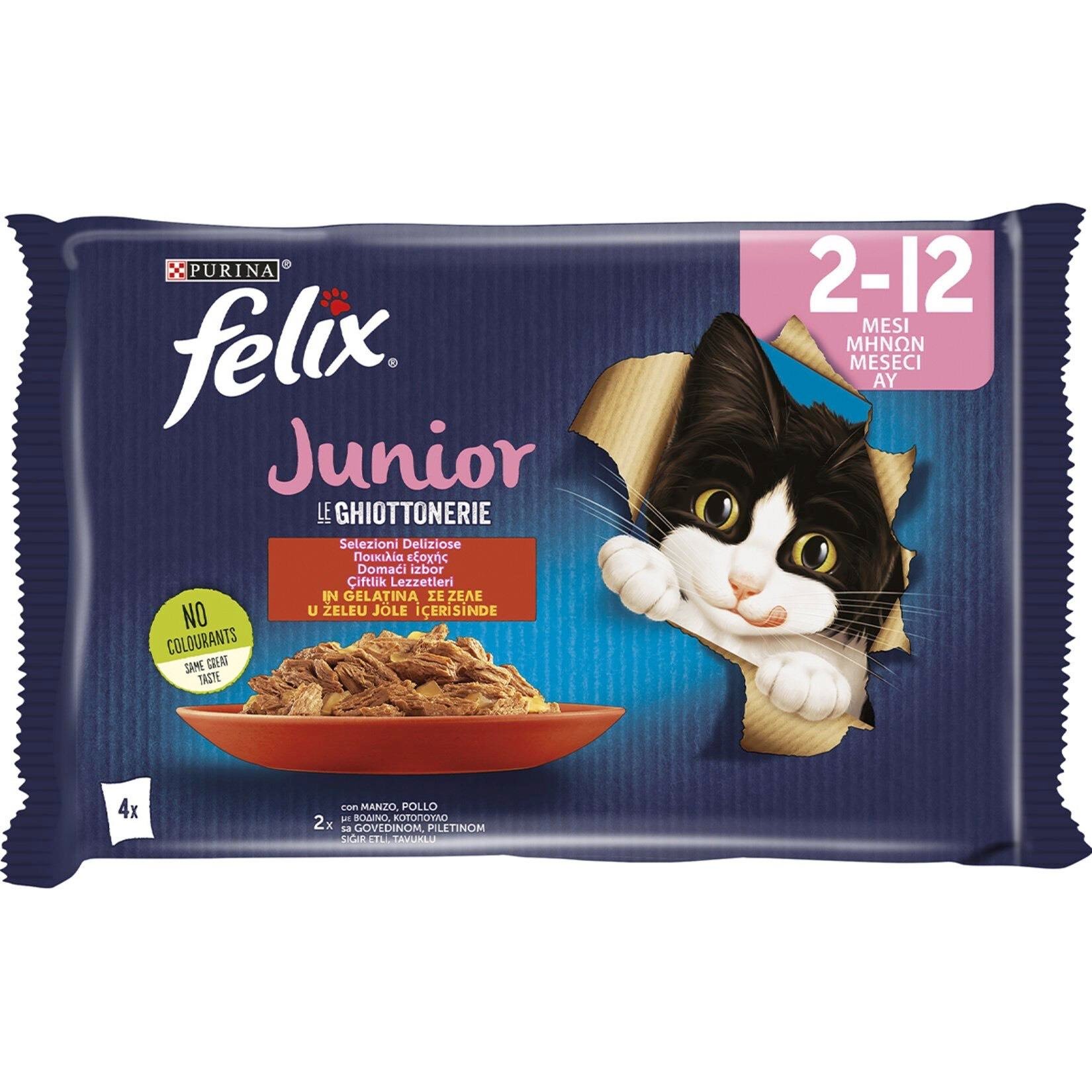 Felix Avantajlı Paket Yavru Etli Tavuklu 4x85g